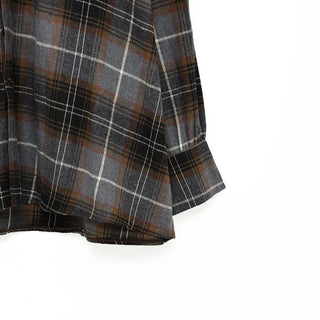 (Unisex) Check Big Boxy Seafood Shirt