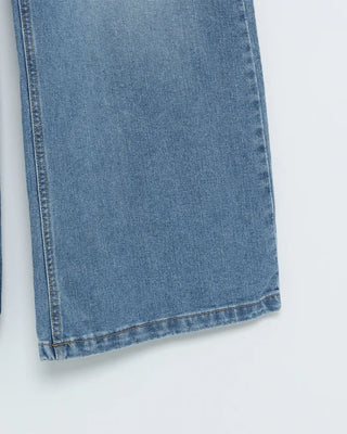 (Unisex) Flare Fit Denim Pants