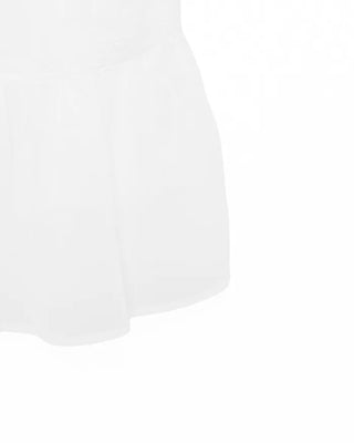 Lace-line sheer camisole mini dress