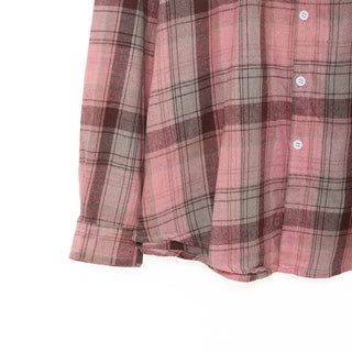 Pink checkered shirt
