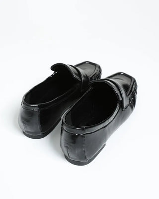 Stitched Shirring Loafers