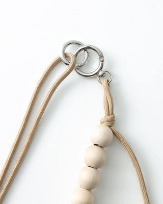 [3rd Re-release] (ORIGINAL) Wood Ball Shoulder Strap (natural)