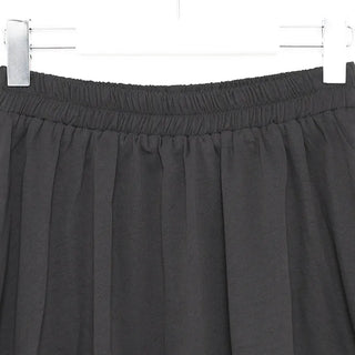 Balloon Fit Suede Long Skirt