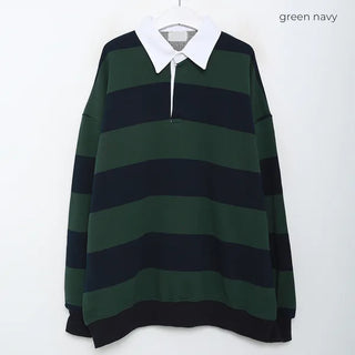 Unisex striped color sweatshirt