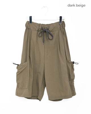 (Unisex) String Cargo Bermuda Pants