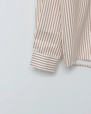 Oversized striped shirt