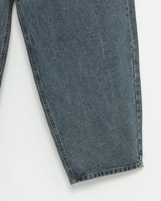 Balloon wide denim pants