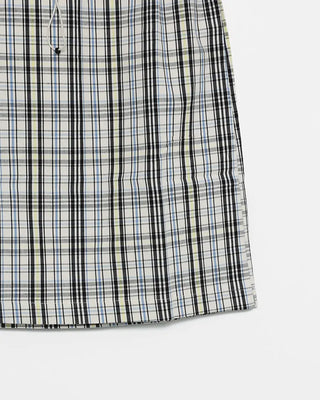 Checked midi skirt