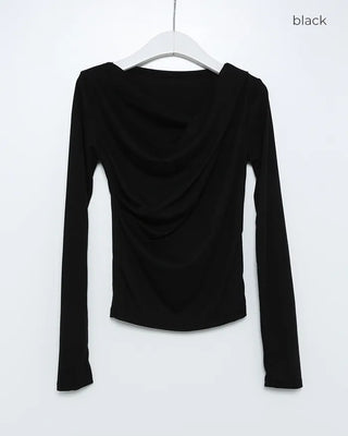Shirring 2-Way T-Shirt