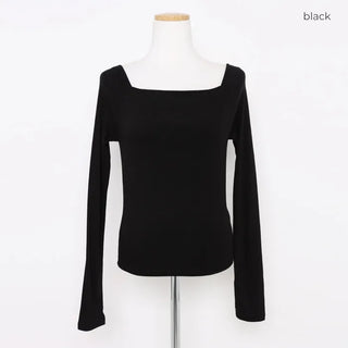Slim-fit off-shoulder t-shirt