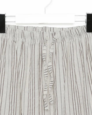 Striped Loose Fit Elastic Waist Pants