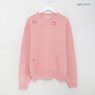 (Unisex) Damaged Comfort Knit