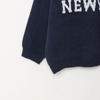 New York logo knit