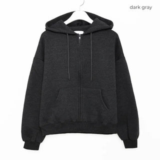(Unisex) Washable Hooded Zip-Up