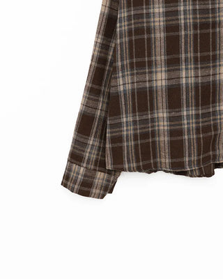 Oversized check shirt