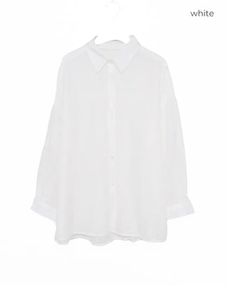 Roll-up collar shirt