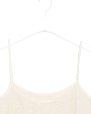 Flower Point Cotton Camisole Top