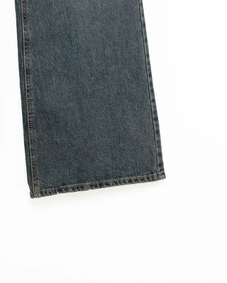 Loose-fit bootcut denim pants