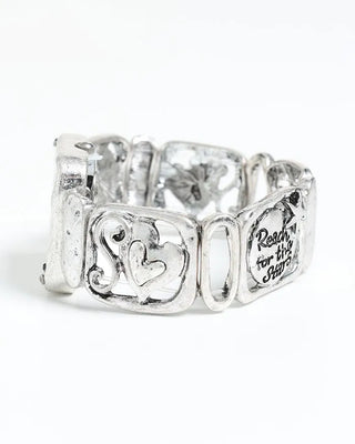 Square Silver Star Handwatch
