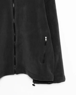 High-neck fleece jumper