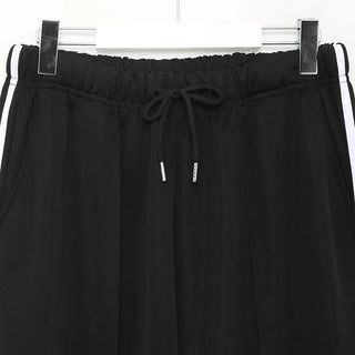 Center pleat jogger track pants