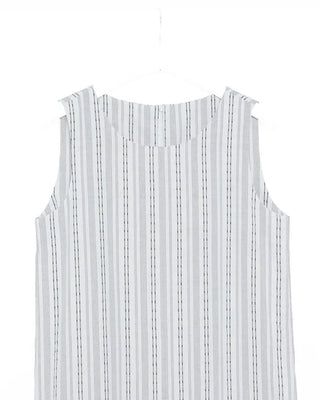 Linen striped dress