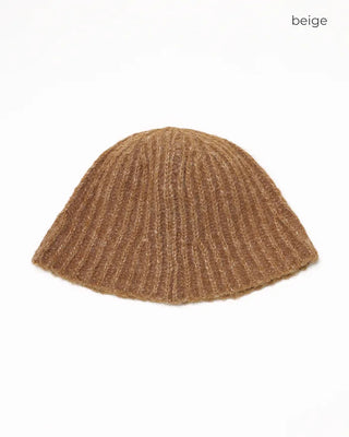 Rib knit beanie