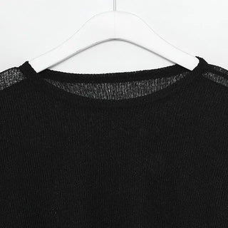 Round neck summer knit