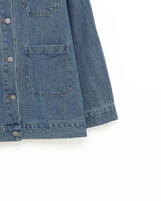 Denim pocket single jacket