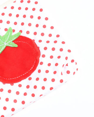 Dot Tomato Square Mini Pouch