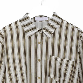 Two-tone striped shirt