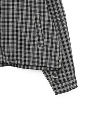 Checked string jacket