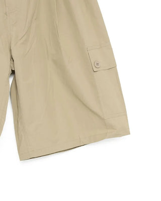 D-ring belt Bermuda shorts