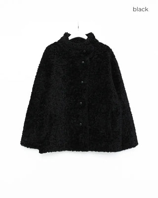 Half-neck boa jacket
