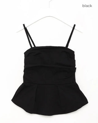 Drape bustier blouse