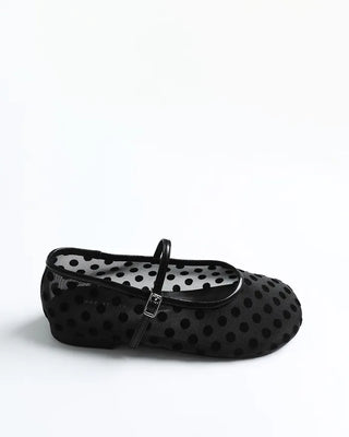 Rochelle Dot See-Through Flat Shoes