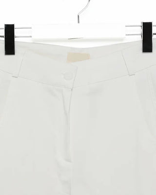 Wide-leg cotton pants