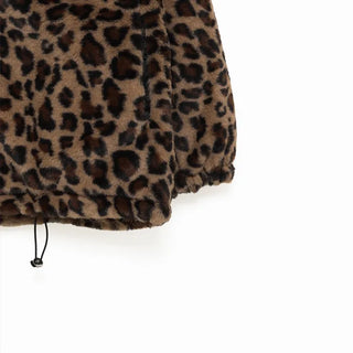 Leopard fur jacket
