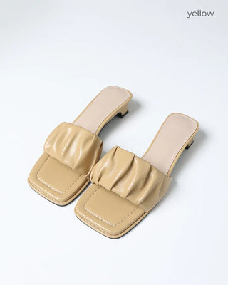 Gathered Sandals
