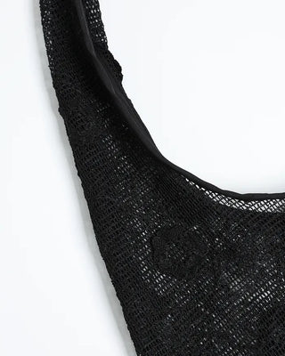Flower Lace Tulle Tote Bag