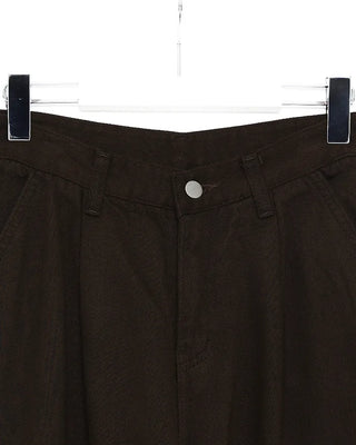 Cotton pleated pants