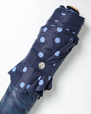 Dot Scallop Hem All-Weather Umbrella