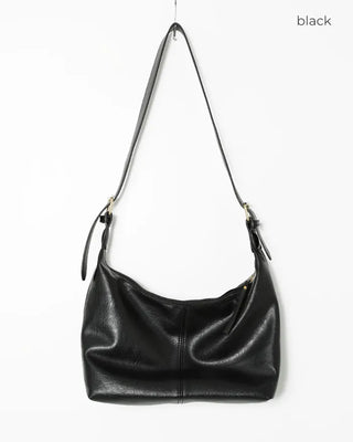 Leather Hobo Shoulder Bag