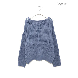 Loose-fit colored knit
