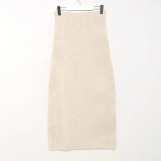 Knit long skirt