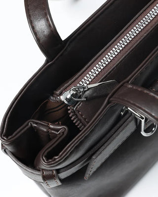 Belt Point Square Shoulder Bag