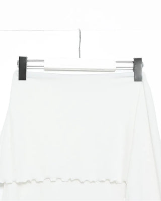 Frilled layered skirt