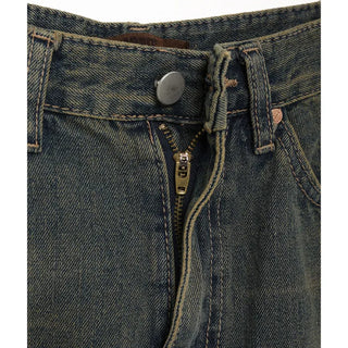 Maxi denim skirt