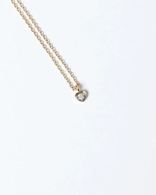 Mini Cubic Heart Necklace