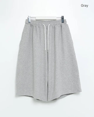 Waist string Bermuda sweatpants